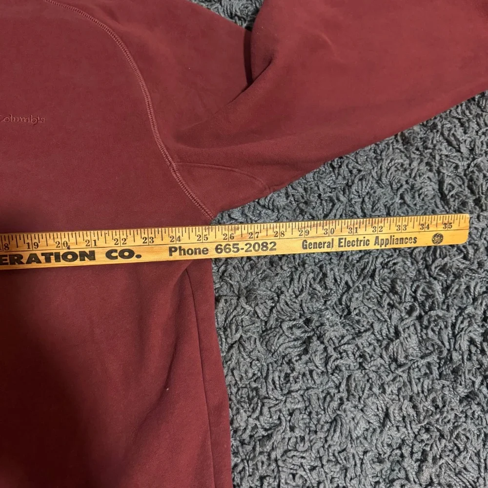 Columbia Mens XXL Burgundy Red Pullover‎ Crewneck Sweatshirt Casual